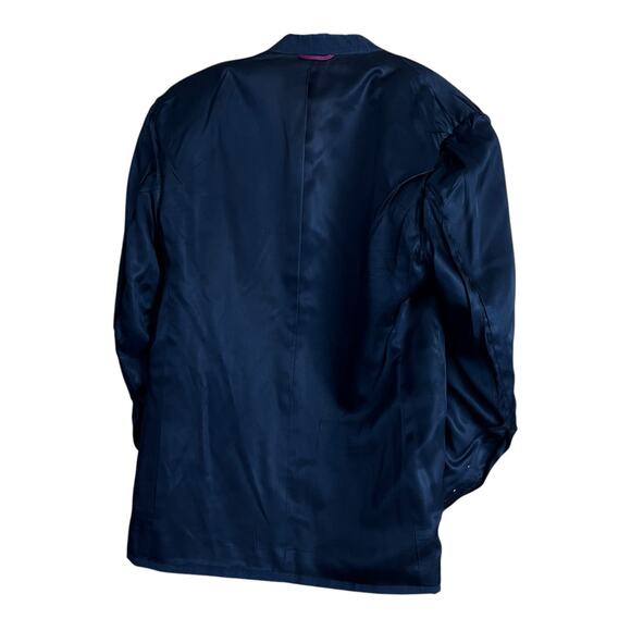 Jos. A. Bank Plaid Window Pane Gray 3 Button Sport Coat Jacket Career 39R - Picture 5 of 9